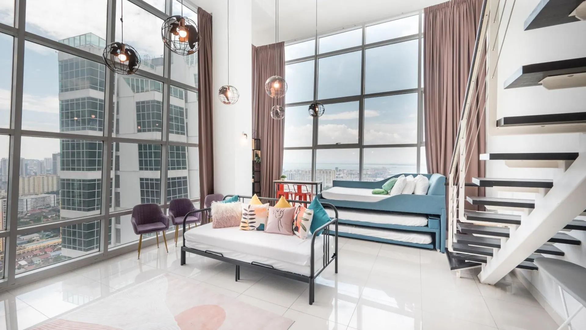 Maritime Seaview 2Bedrooms 2Carparks 4-12Pax Jelutong Διαμέρισμα